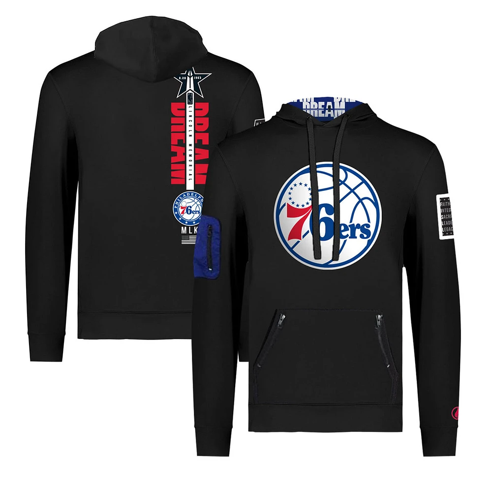 Unisex FISLL x Black History Collection Philadelphia 76ers Pullover Hoodie