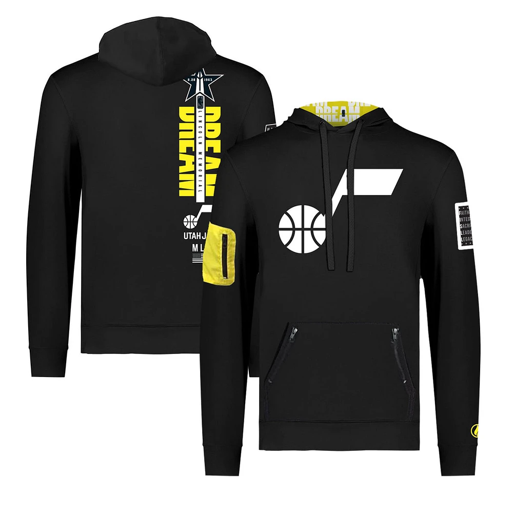 Unisex FISLL x Black History Collection Utah Jazz Pullover Hoodie