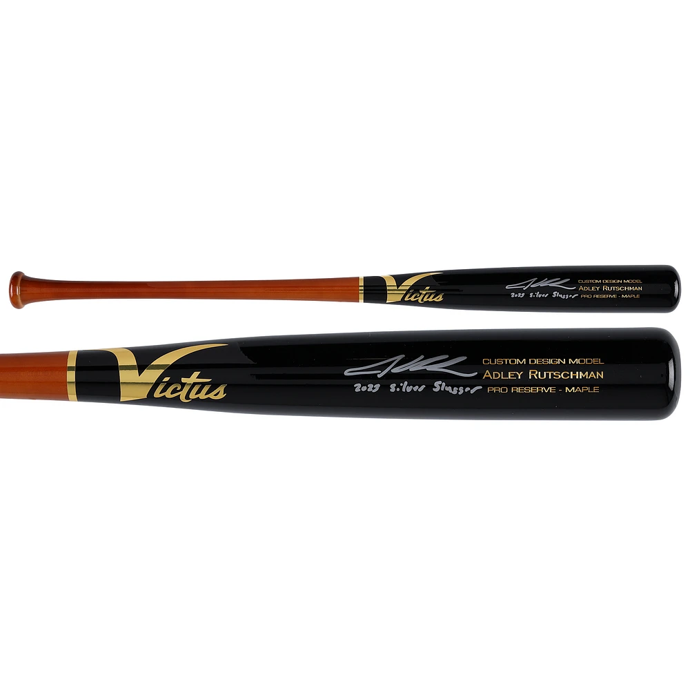 Adley Rutschman Baltimore Orioles Autographed Victus Game Model Bat with "2023 Silver Slugger" Inscription