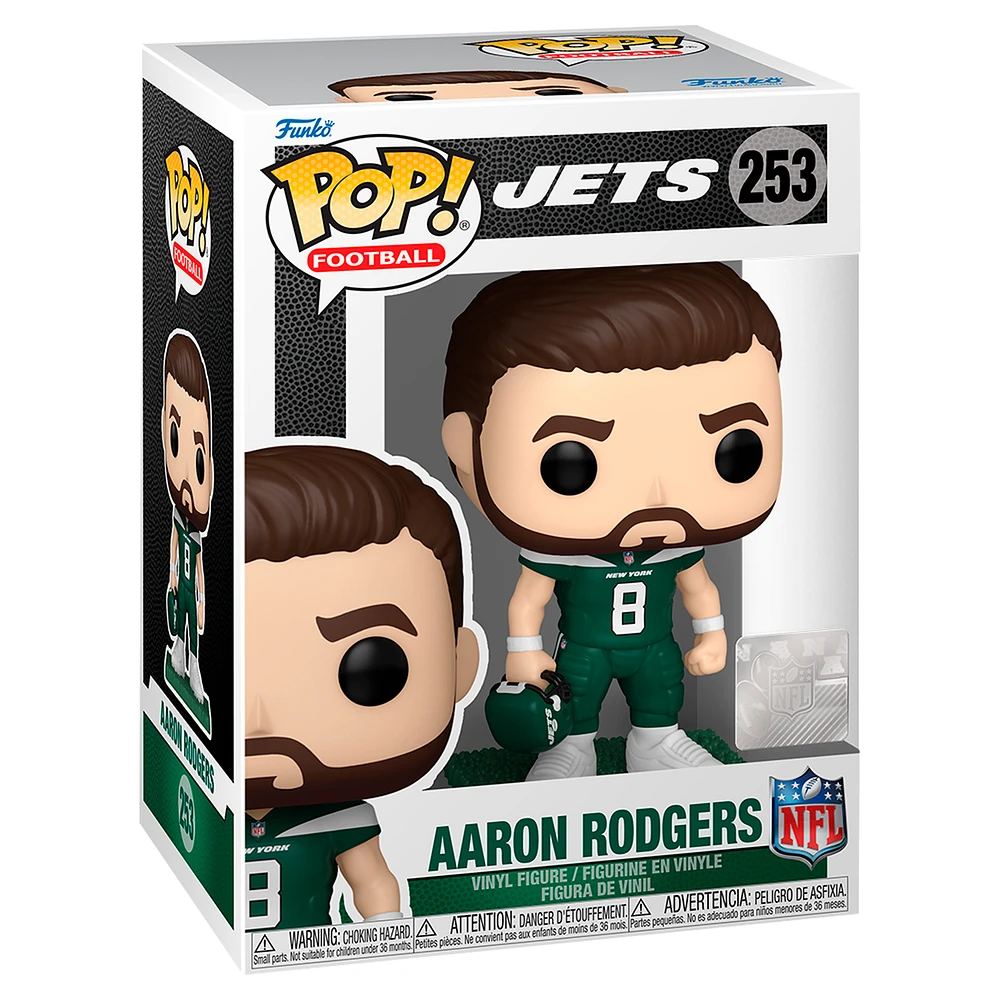 Aaron Rodgers New York Jets #253 Funko Pop! Vinyl Figure