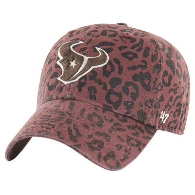 Women's '47 Brown Houston Texans Tawny Clean Up Adjustable Hat