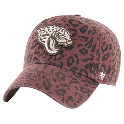 Women's '47 Brown Jacksonville Jaguars Tawny Clean Up Adjustable Hat