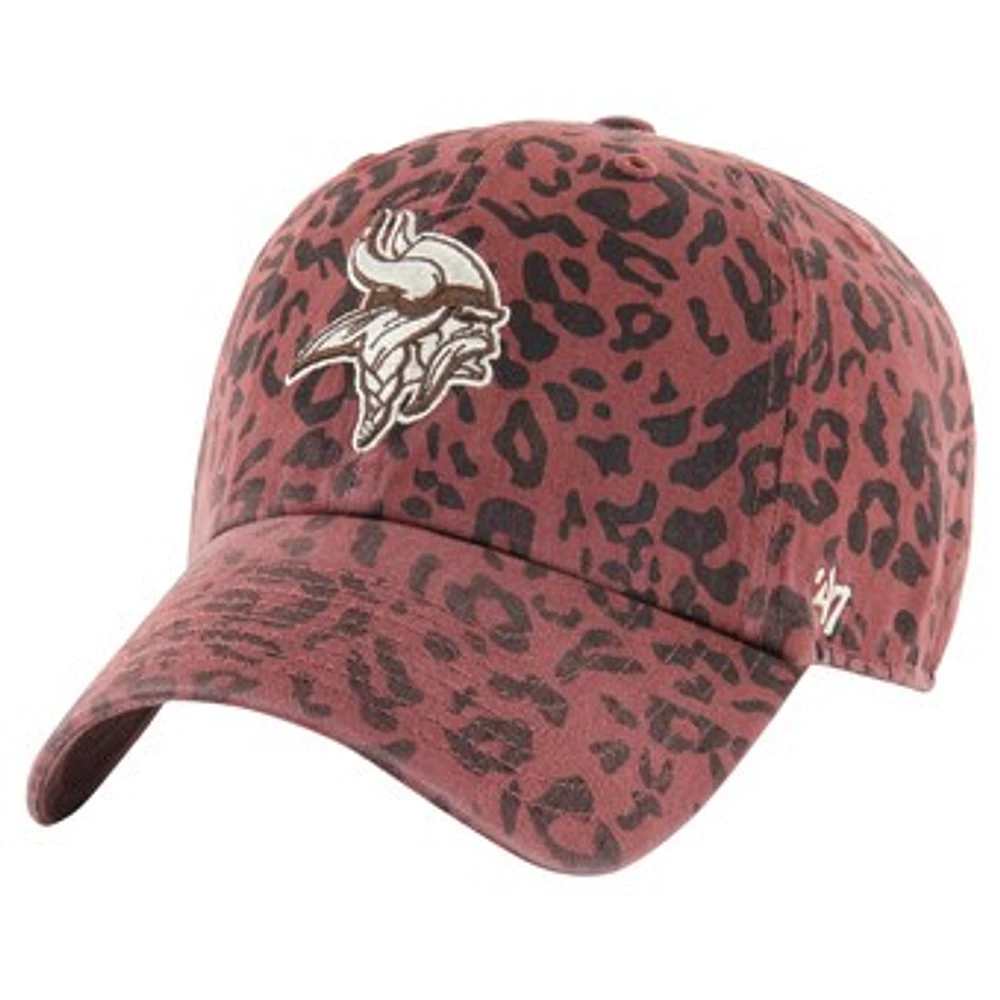 Women's '47 Brown Minnesota Vikings Tawny Clean Up Adjustable Hat