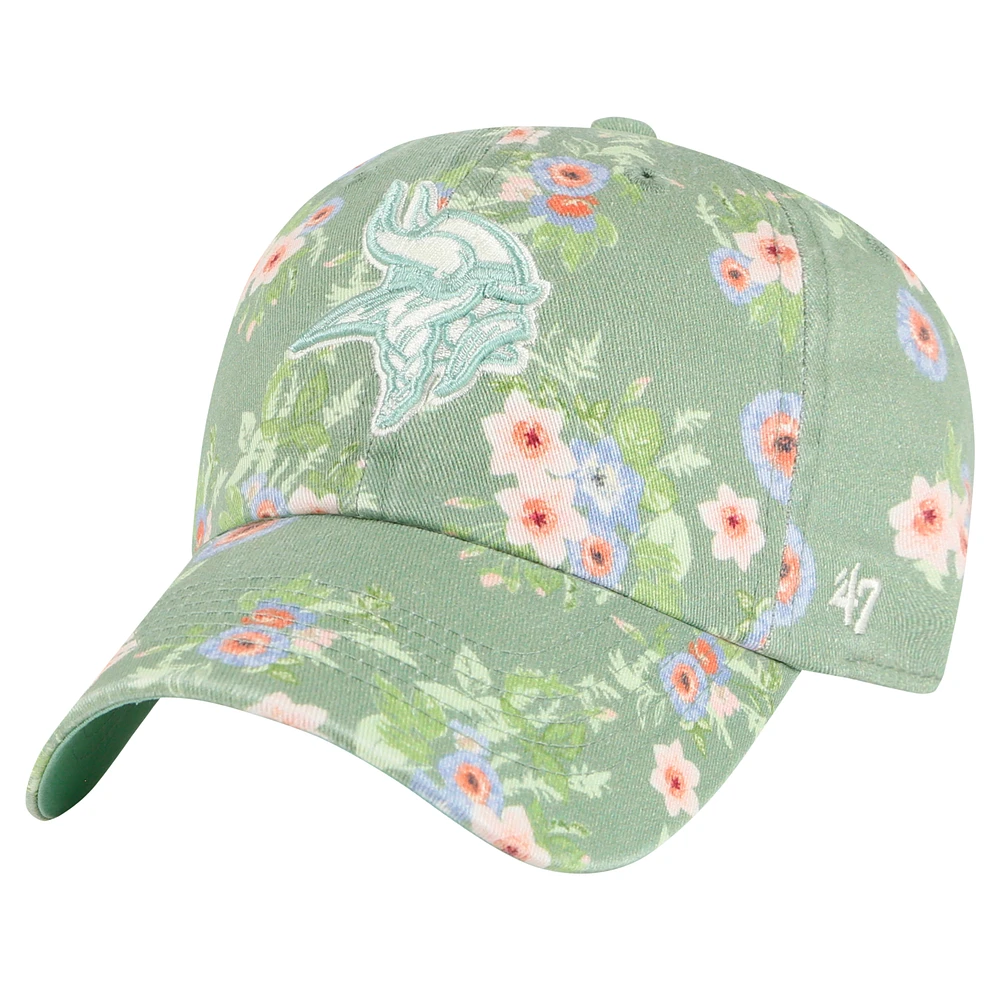 Women's '47 Green Minnesota Vikings Meadow Garden Clean Up Adjustable Hat