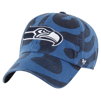 Women's '47 Navy Seattle Seahawks Freeform Clean Up Adjustable Hat