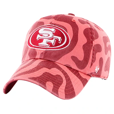 Women's '47  Scarlet San Francisco 49ers Freeform Clean Up Adjustable Hat