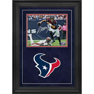 C.J. Stroud Houston Texans Autographed Deluxe Framed 8" x 10" Escape from Pocket Photograph