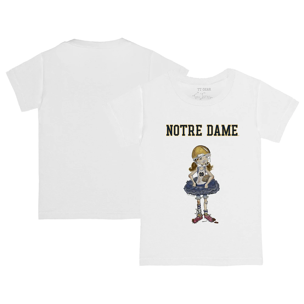 Infant Tiny Turnip White Notre Dame Fighting Irish T-Shirt