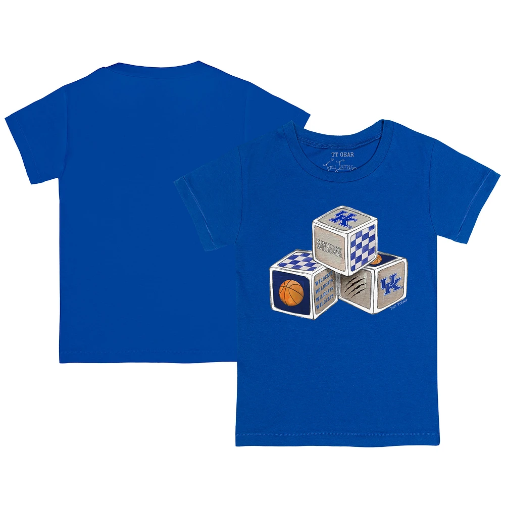 Toddler Tiny Turnip Royal Kentucky Wildcats Blocks T-Shirt
