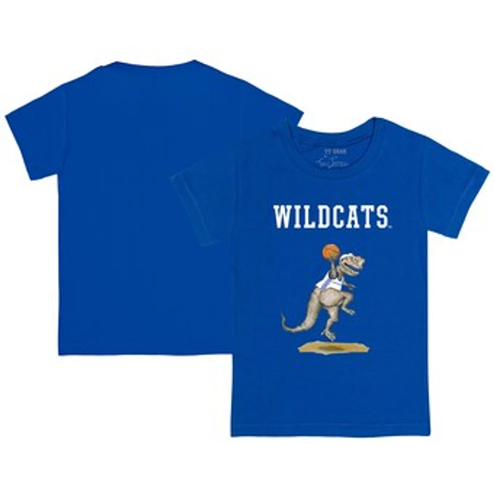 Youth Tiny Turnip Royal Kentucky Wildcats T-Rex T-Shirt