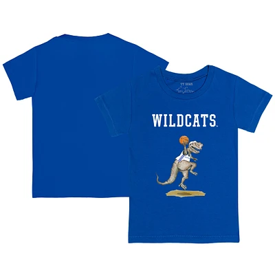 Youth Tiny Turnip Royal Kentucky Wildcats T-Rex T-Shirt