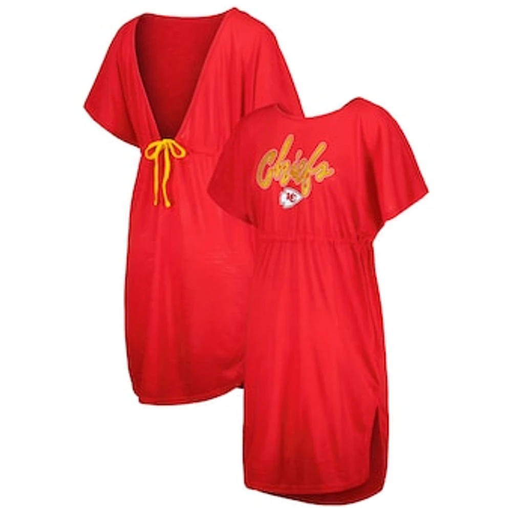 Women's G-III 4Her by Carl Banks Red Kansas City Chiefs Versus Swim Cover-Up