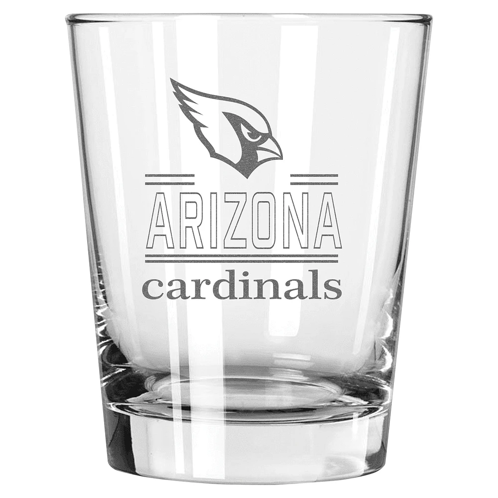 The Memory Company Arizona Cardinals 15oz. Double Old Fashioned Glass