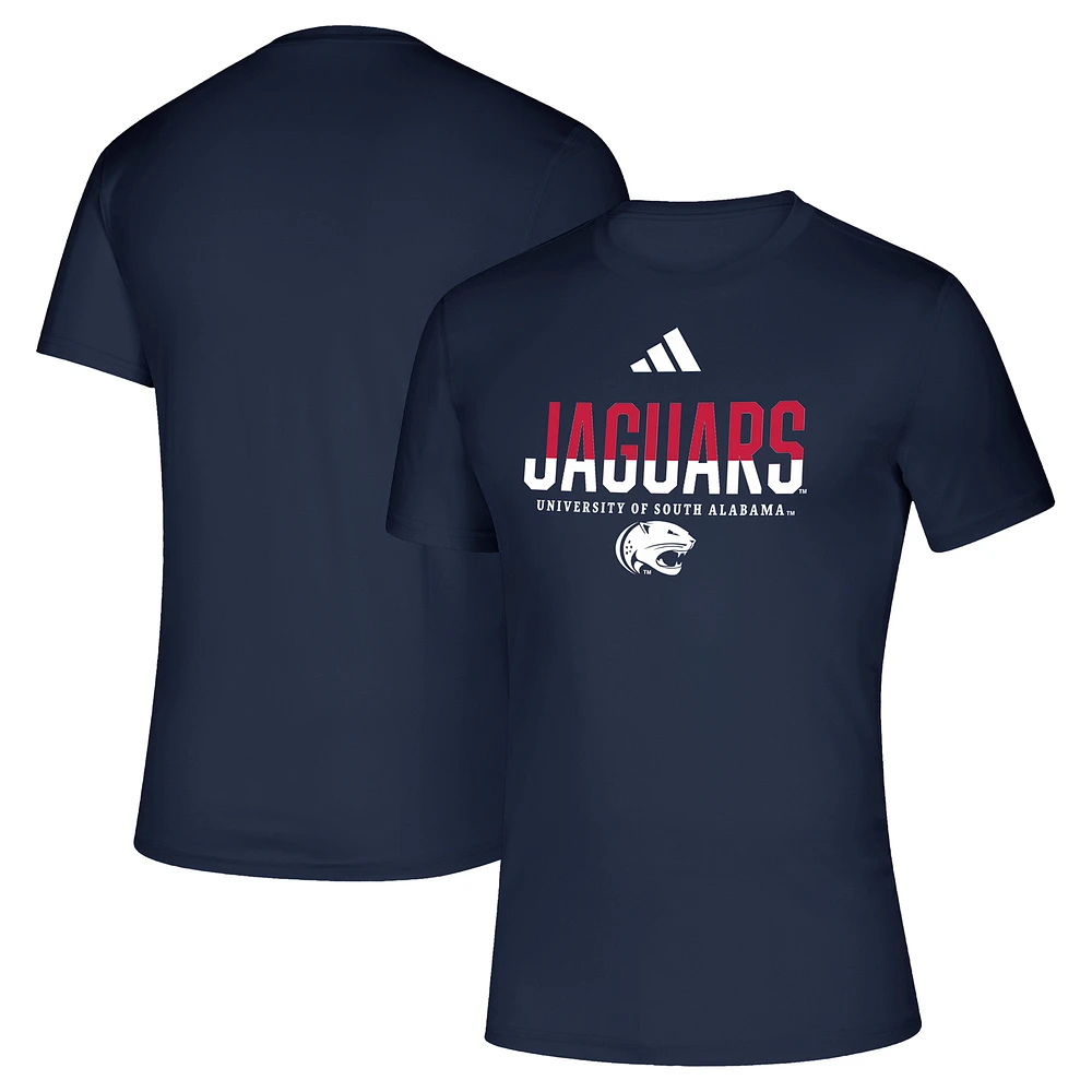 Men's adidas Navy South Alabama Jaguars Creator T-Shirt