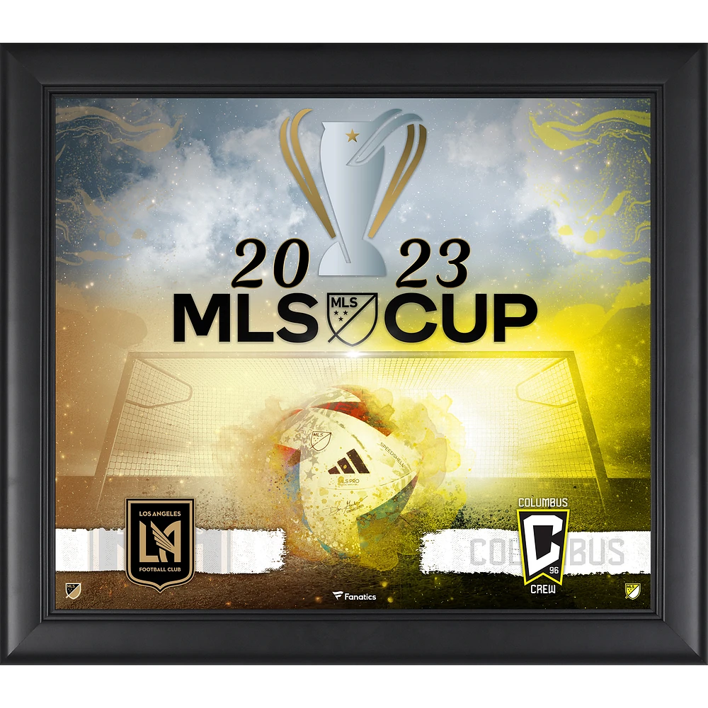 LAFC vs. Columbus Crew Framed 2023 MLS Cup Matchup 15" x 17" Collage