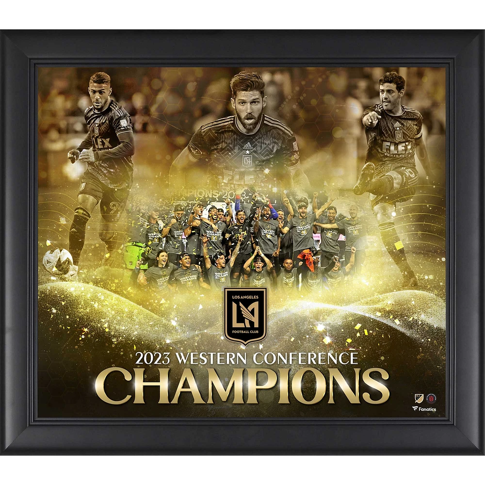 LAFC Framed 2023 MLS Western Conference Champions 15" x 17" Collage