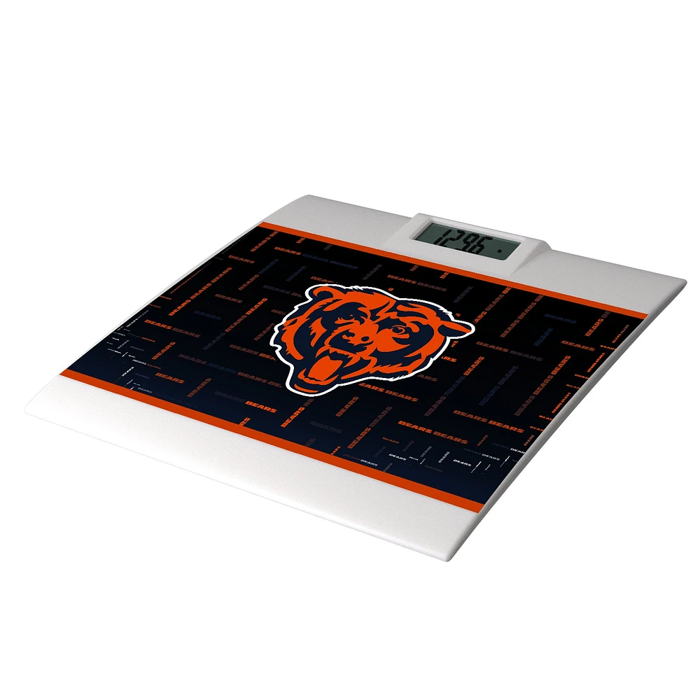 Keyscaper Chicago Bears Quadtile Design Digital Bathroom Scale