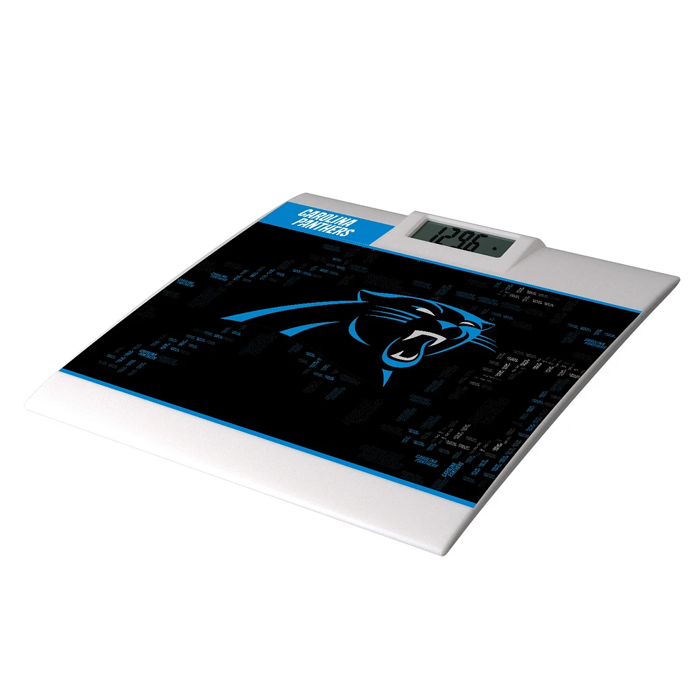 Keyscaper Carolina Panthers Quadtile Design Digital Bathroom Scale