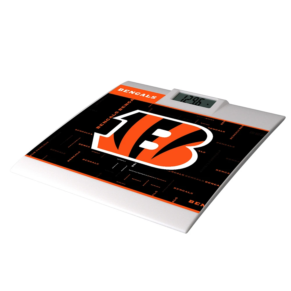 Keyscaper Cincinnati Bengals Quadtile Design Digital Bathroom Scale