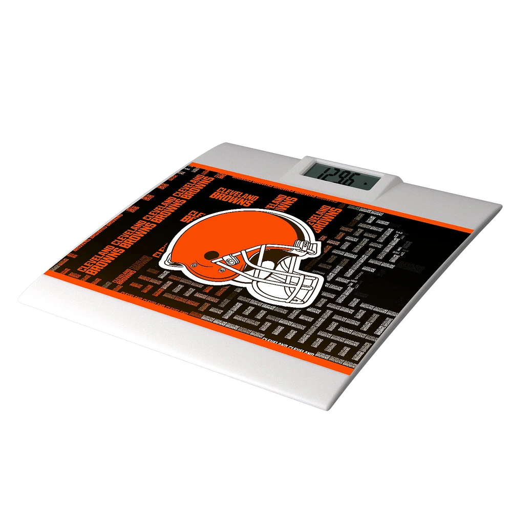 Keyscaper Cleveland Browns Quadtile Design Digital Bathroom Scale