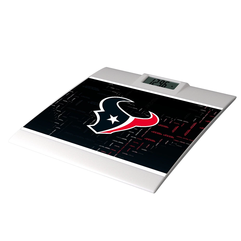 Keyscaper Houston Texans Quadtile Design Digital Bathroom Scale