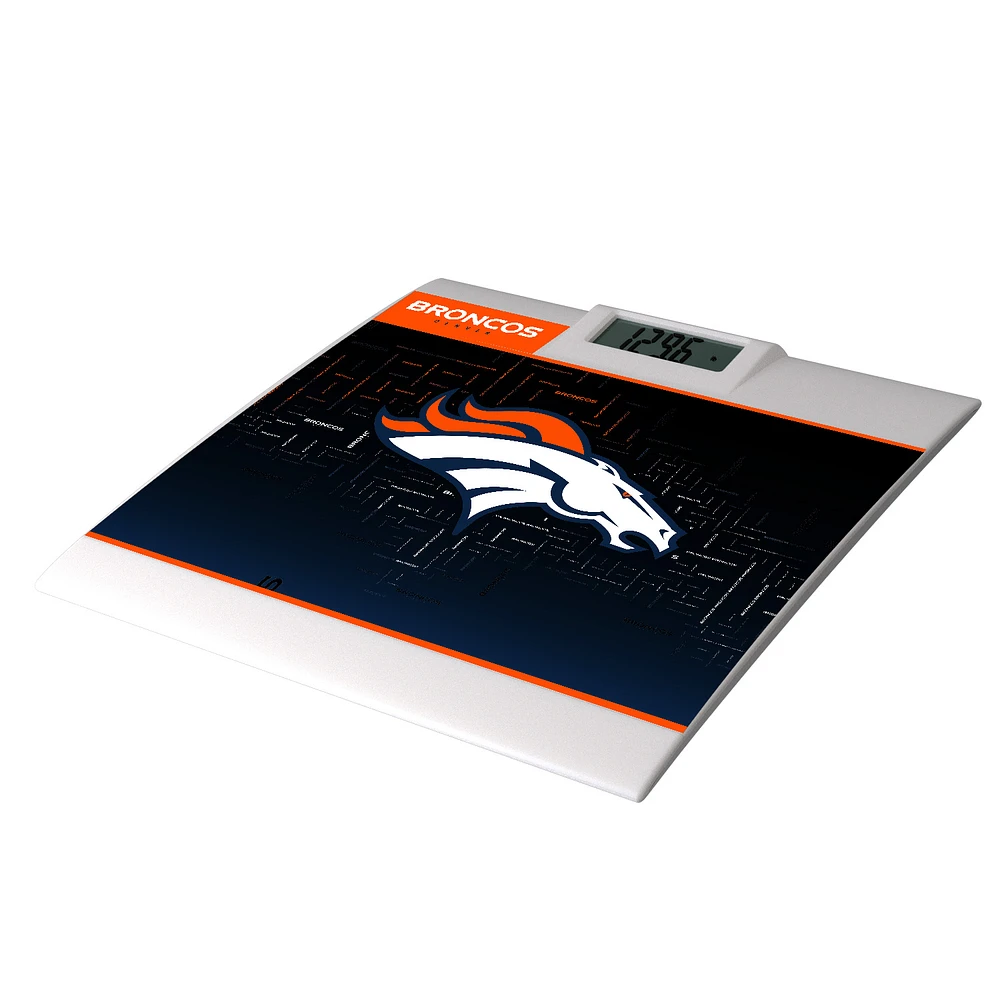 Keyscaper Denver Broncos Quadtile Design Digital Bathroom Scale