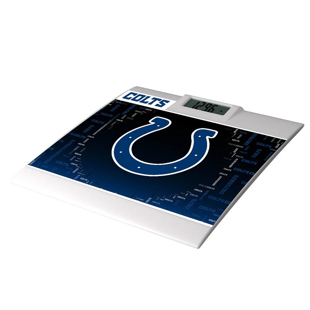 Keyscaper Indianapolis Colts Quadtile Design Digital Bathroom Scale