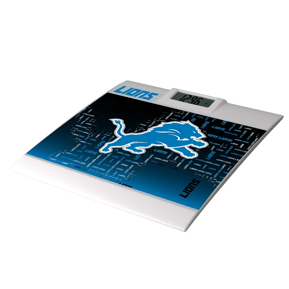 Keyscaper Detroit Lions Quadtile Design Digital Bathroom Scale