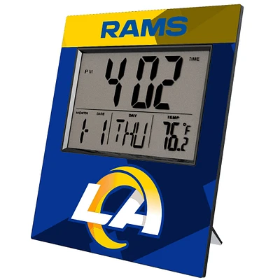 Keyscaper Los Angeles Rams Color Block Digital Desk Clock