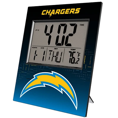 Keyscaper Los Angeles Chargers Quadtile Digital Desk Clock