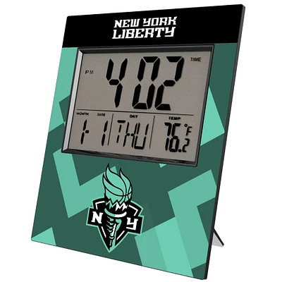 Keyscaper New York Liberty Color Block Digital Desk Clock