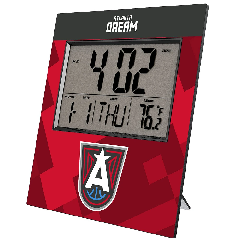 Keyscaper Atlanta Dream Color Block Digital Desk Clock