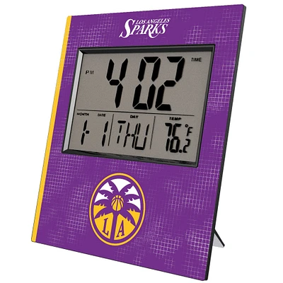 Keyscaper Los Angeles Sparks Cross Hatch Digital Desk Clock