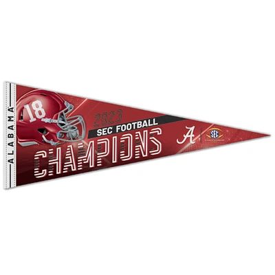 WinCraft Alabama Crimson Tide 2023 SEC Football Conference Champions 12" x 30" Premium Pennant