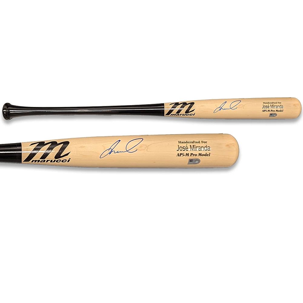 Jose Miranda Minnesota Twins Autographed Bat