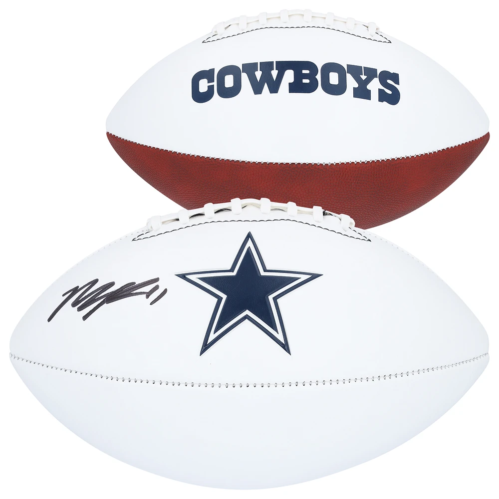 Micah Parsons Dallas Cowboys Autographed Franklin White Panel Football