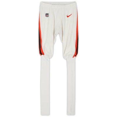 Deshaun Watson Cleveland Browns Player-Issued White Nike Pants from the 2023/24 NFL Season