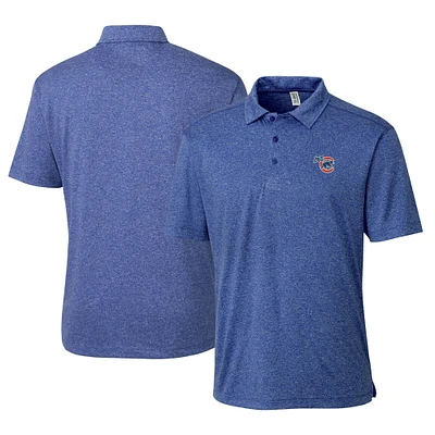 Men's Cutter & Buck Heather Royal Iowa Cubs Clique Charge Active Polo