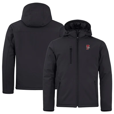 Men's Cutter & Buck Black Fresno Grizzlies Clique Equinox Insulated Softshell Full-Zip Jacket
