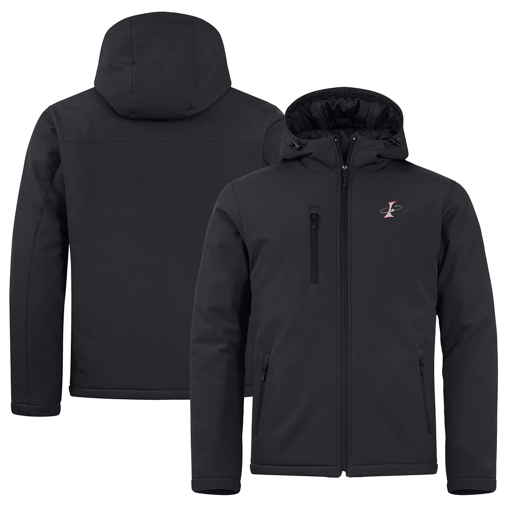 Men's Cutter & Buck Black Albuquerque Isotopes Clique Equinox Insulated Softshell Full-Zip Jacket