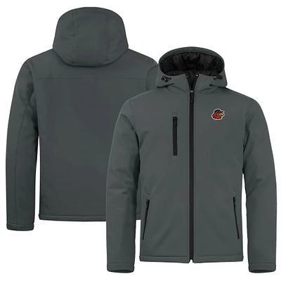 Men's Cutter & Buck Steel Rochester Red Wings Clique Equinox Insulated Softshell Full-Zip Jacket