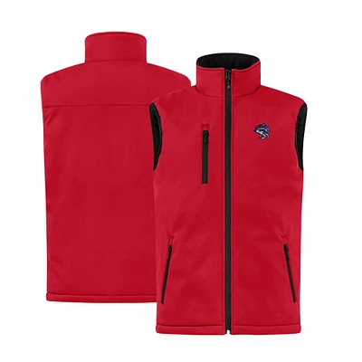 Men's Cutter & Buck Red Binghamton Rumble Ponies Clique Equinox Insulated Softshell Vest