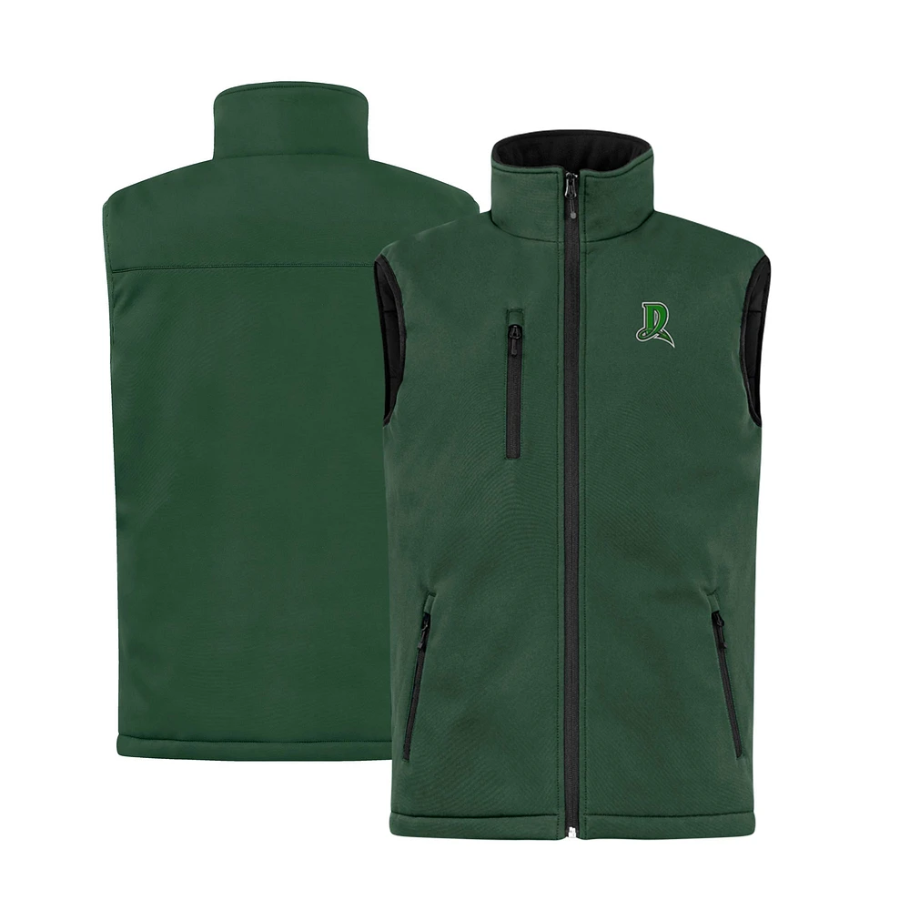 Men's Cutter & Buck Green Dayton Dragons Clique Equinox Insulated Softshell Vest