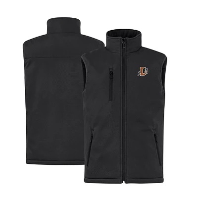 Men's Cutter & Buck Black Durham Bulls Clique Equinox Insulated Softshell Vest