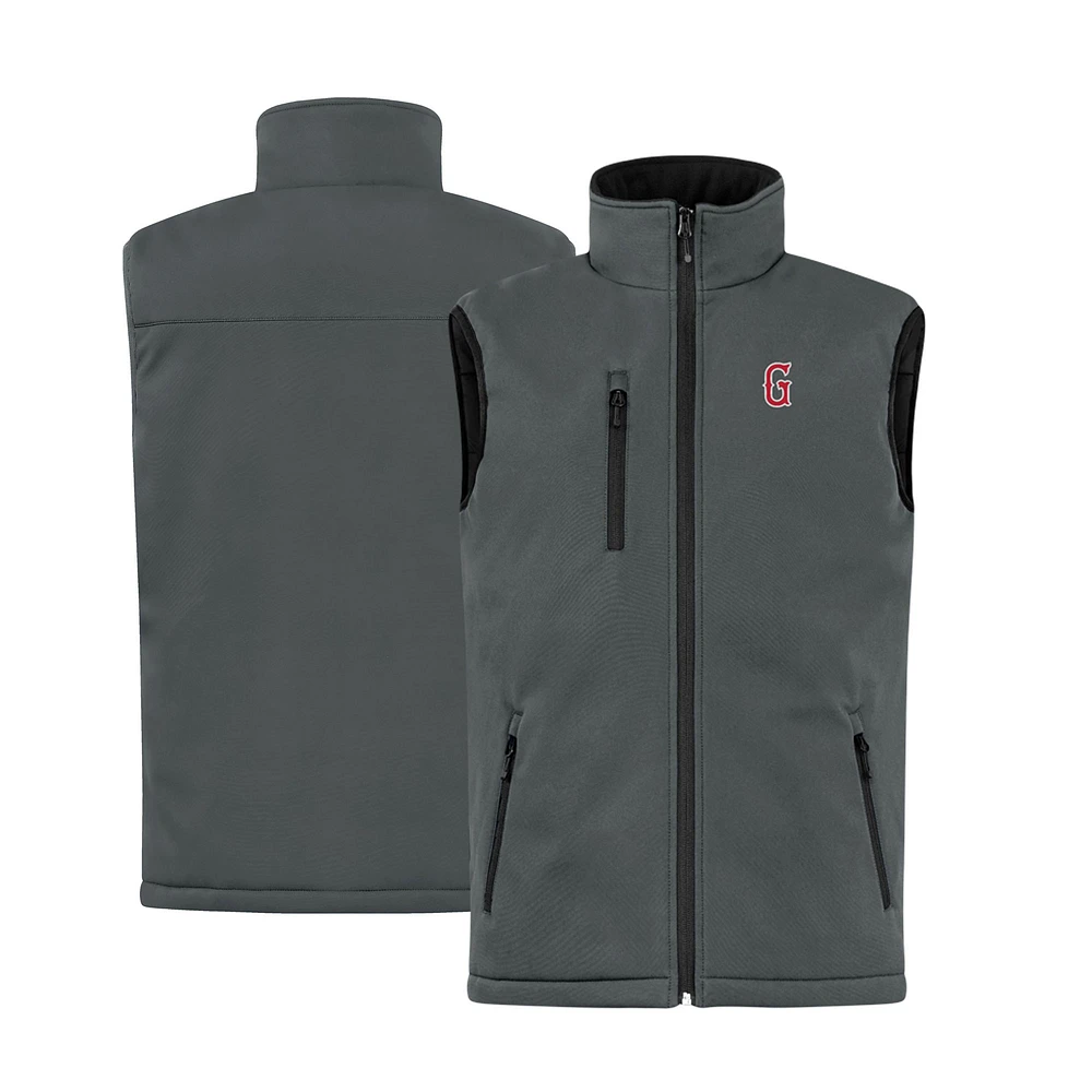 Men's Cutter & Buck Steel Greenville Drive Clique Equinox Insulated Softshell Vest