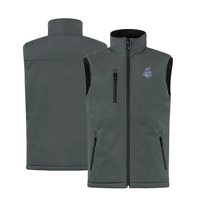 Men's Cutter & Buck Steel Hartford Yard Goats Clique Equinox Insulated Softshell Vest