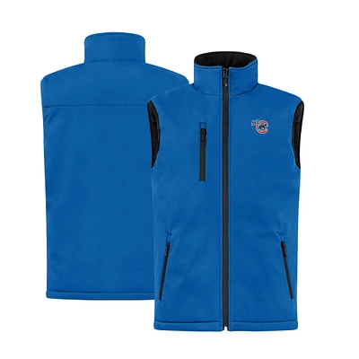 Men's Cutter & Buck Royal Iowa Cubs Clique Equinox Insulated Softshell Vest