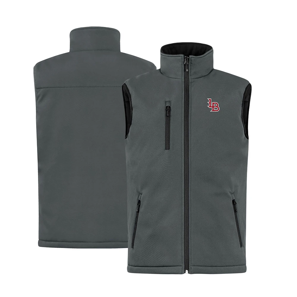 Men's Cutter & Buck Steel Louisville Bats Clique Equinox Insulated Softshell Vest