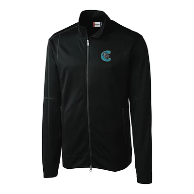 Men's Cutter & Buck Charlotte Knights Clique Helsa Performance Full-Zip Knit Jacket