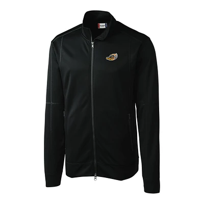 Men's Cutter & Buck Akron RubberDucks Clique Helsa Performance Full-Zip Knit Jacket